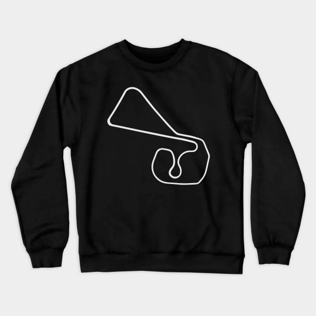 Sachsenring [outline] Crewneck Sweatshirt by sednoid